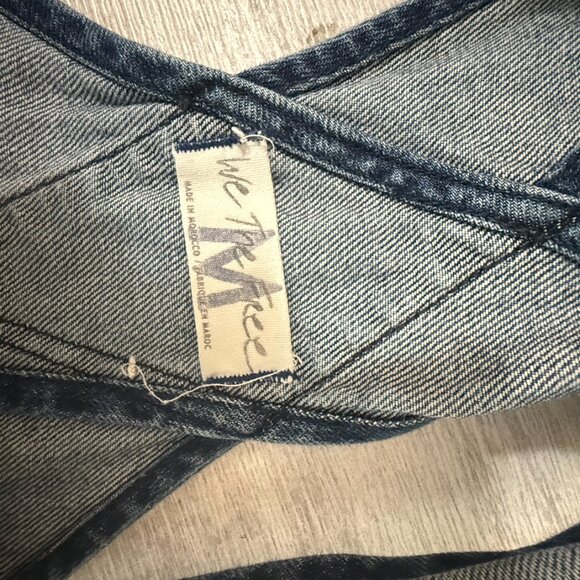 We The Free Denim Overalls, Size Medium - Picture 3 of 3